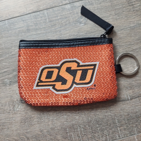 OSU Sequin Coin Purse NWT - Picture 1 of 4